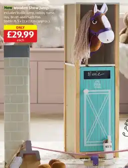Aldi Wooden Show Jump offer
