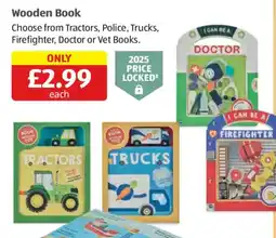 Aldi Wooden Book offer