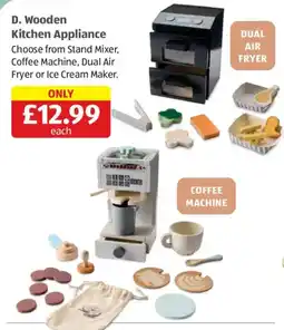 Aldi D. Wooden Kitchen Appliance offer