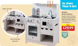 Aldi Wooden Modern Kitchen offer