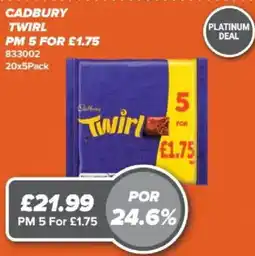 Bestway Cadbury Twirl offer