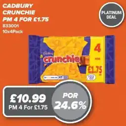 Bestway Cadbury crunchie offer