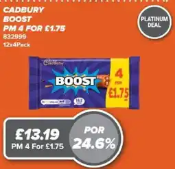 Bestway Cadbury boost offer