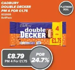 Bestway Cadbury double decker offer