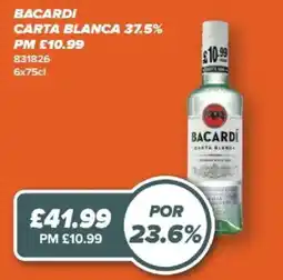 Bestway Bacardi carta blanca offer