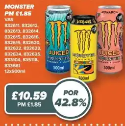 Bestway Monster energy drink offer