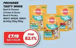Bestway Pedigree tasty minis offer