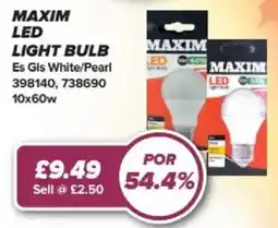 Bestway Maxim led light bulb offer