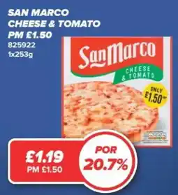 Bestway San Marco cheese & tomato offer