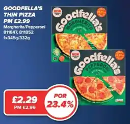 Bestway Goodfella's thin pizza offer