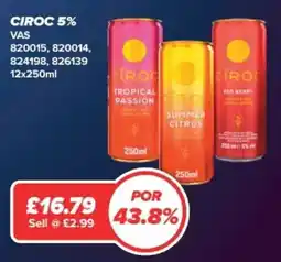 Bestway Ciroc tropical passion offer