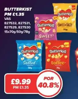 Bestway Butterkist popcorn offer