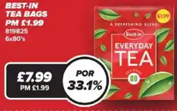 Bestway Best-in everyday tea offer