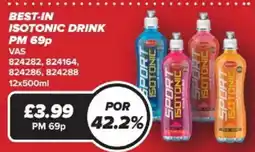 Bestway Sport isotonic drink offer