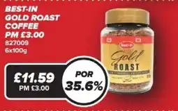 Bestway Best-in gold roast coffee offer