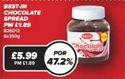 Bestway Best-in chocolate spread offer