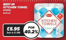 Bestway Best-in kitchen towels offer