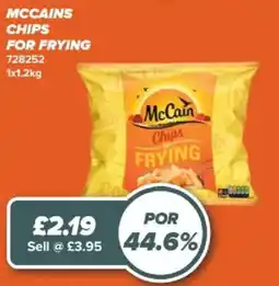 Bestway McCains chips for frying offer