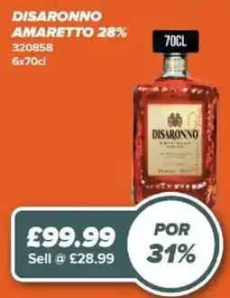 Bestway Disaronno amaretto offer