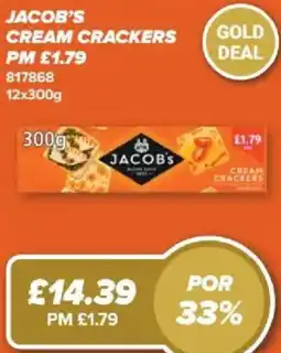 Bestway Jacob's cream crackers offer