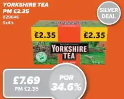 Bestway Yorkshire tea offer