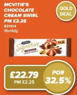 Bestway McVitie's chocolate cream swirl offer