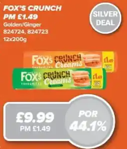 Bestway Fox's crunch creams offer