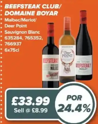 Beefsteak Club Domaine Boyar