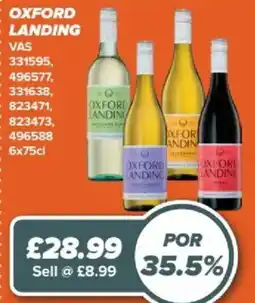Bestway Oxford landing wine offer