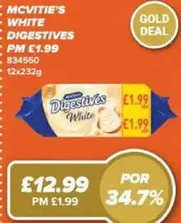 Bestway McVitie's White Digestives offer
