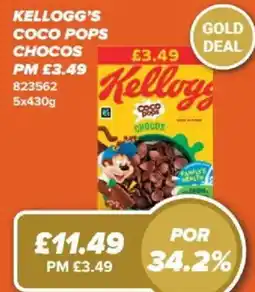 Bestway Kellogg's coco pops chocos offer