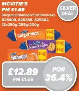 Bestway McVitie's ginger nuts, shortcake, hobnobs offer