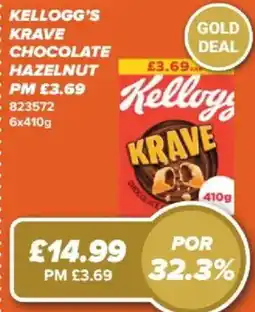 Bestway Kellogg's krave chocolate hazelnut offer
