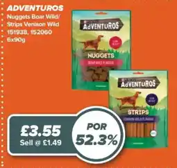 Bestway Adventuros nuggets boar wild/ strips venison wild offer