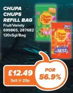 Bestway Chupa Chups refill bag offer