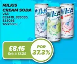 Bestway Milkis cream soda offer