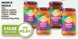 Bestway Patak's pickle offer