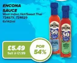 Bestway Encona sauce offer