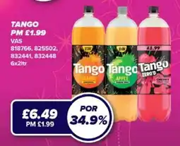 Bestway Tango soft drinks offer