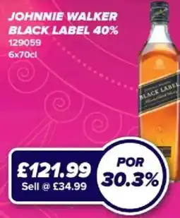Bestway Johnnie Walker Black Label offer