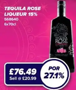 Bestway Tequila Rose Liqueur offer