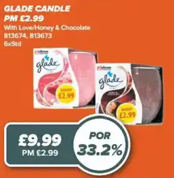 Bestway Glade candle offer