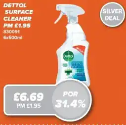 Bestway Dettol surface cleaner offer