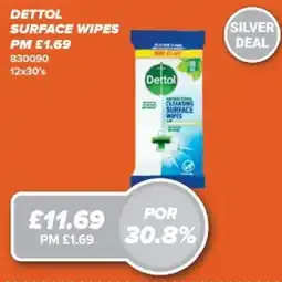 Bestway Dettol surface wipes offer