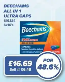 Bestway Beechams all in 1 ultra caps offer