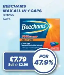 Bestway Beechams max all in 1 caps offer