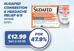 Bestway Sudafed congestion & headache relief offer