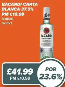 Bestway Bacardi carta blanca offer