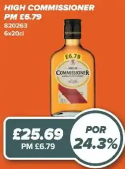 Bestway High Commissioner Blended Scotch Whisky offer