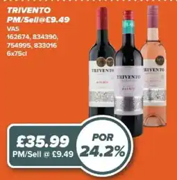 Bestway Trivento red wine offer
